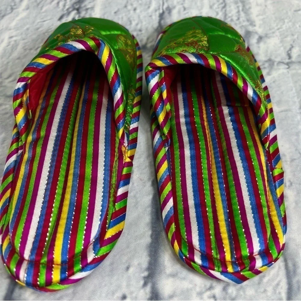 New Children's satin slippers size 11/12 little boys or girls